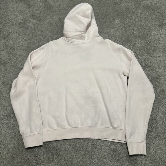 Adidas Originals Peace Sign Mens Hoodie Size Medium Pullover Pink Trefoil - Picture 5 of 6